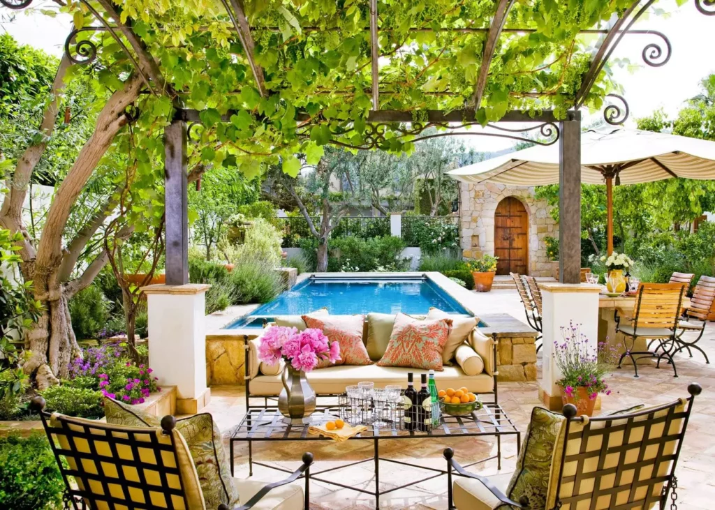Stylish patio retreat