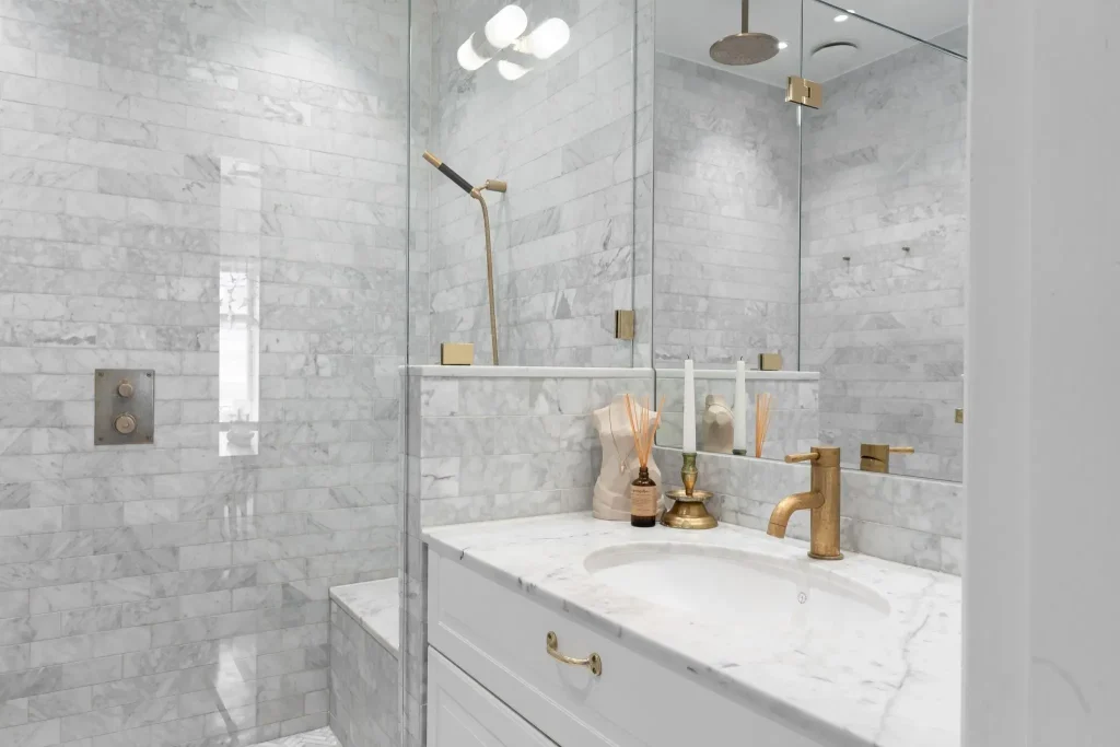 Transforming a Bathroom with Gold Faucets Transforming a Bathroom with Gold Faucets